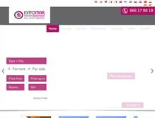 Tablet Screenshot of inmoromar.com